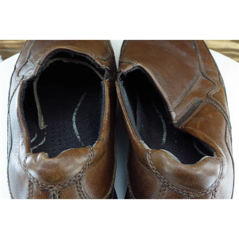 Nunn Bush Shoes Sz 10‎ M Round Toe Brown Loafer Leather Men